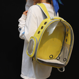 Wholesale Custom Pet Outdoor Portable <b>Backpack</b> Breathable Transparent Space Capsule <b>Cat</b> Travel Carrier Bag - Product Image 6