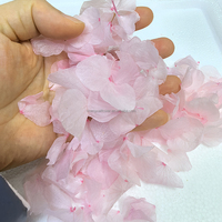 Kelopak Bunga Hydrangea Putih Murni Berkualitas Tinggi 1kg/kantong, Kelopak Bunga Hydrangea Pink Biodegradable Untuk Konfeti Pernikahan