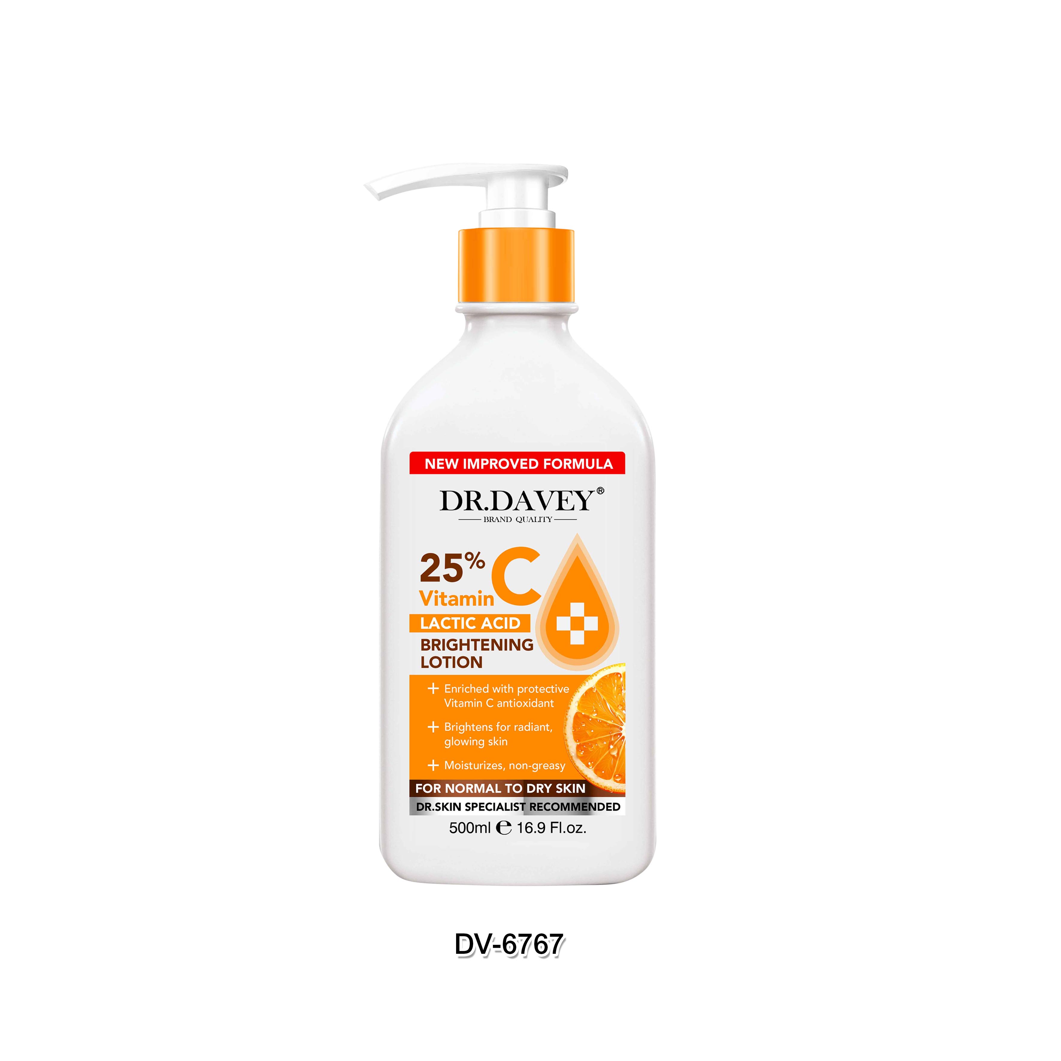 DR.DAVEY Vitamin C Lactic Acid Body Lotion - Brightening