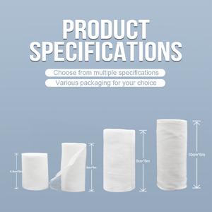 ม้วนผ้าพันแผลผ้าพันแผลขนาด100เมตรสี800กรัมผ้าพันแผลผ้าพันแผลดูดซับทางการแพทย์ Hemostatic - Product Image 5