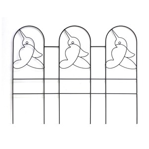 Clôture noire en métal Offre Spéciale avec forme <span class=keywords><strong>de</strong></span> papillon pour <span class=keywords><strong>jardin</strong></span> - Product Image 5