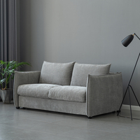 Canapé-lit pliable de style nordique 2-en-1 multifonctionnel pour petits appartements, salons, hôtels et gîtes
