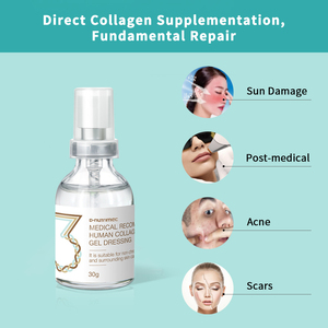 Gel Líquido para Sensibilidad y Enrojecimiento, Alivio Rápido del Enrojecimiento, Cuidado <span class=keywords><strong>de</strong></span> la Piel <span class=keywords><strong>de</strong></span> Grado Médico, Suero <span class=keywords><strong>de</strong></span> Gel <span class=keywords><strong>de</strong></span> Colágeno Bio Tipo III - Product Image 5