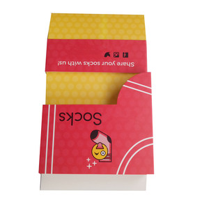 Bán buôn tùy chỉnh in gấp sock giấy nhãn tiêu đề thẻ vớ nhãn bao bì - Product Image 2