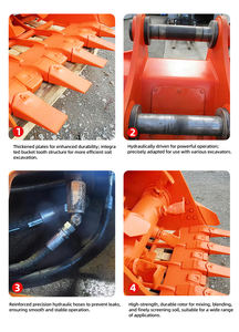 Miscelatore Idraulico per Escavatore per Lavori Edili, Stradali e Costruzione di Ponti - Product Image 6