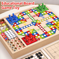 Ensemble de jeux de société éducatifs pliables pour enfants, personnalisable et tout-en-un, avec emballage en boîte colorée