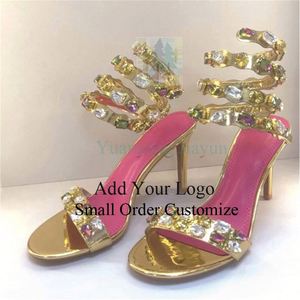 Zapatos de Mujer, Tacones Altos, Zapatos de Vestir, Sandalias de Una Sola Tira, Punta Abierta, Estilo <span class=keywords><strong>Stiletto</strong></span> con Perlas - Product Image 3