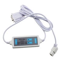 Cable de Interfaz RS232 Entre PLC y PC, Cable de Conexión USB