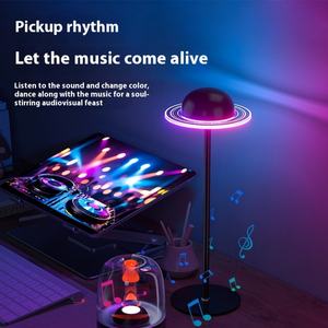 Lámpara de Escritorio RGB en Forma de Anillo Planetario, Lámpara LED Recargable, Lámpara de Noche Creativa con Sensor Avanzado, Lámpara Lunar para Dormitorio - Product Image 5