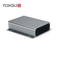 Yonggu J19 80*23.8MM boîtier d'instrument intégré en métal boîtier de projet électronique boîtier d'amplificateur boîtier de PCB en aluminium extrudé