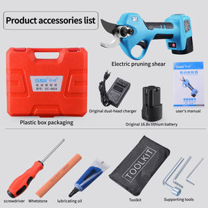 Sécateur électrique sans fil SUCA SC-8604 16,8 V, ciseaux de jardinage électriques, sécateur d'arbre avec lame en téflon SK5 - Product Image 4