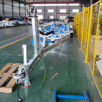 Remorque de bateau à frein hydraulique, remorque de bateau à trois essieux galvanisée à chaud, vente directe d'usine chinoise
