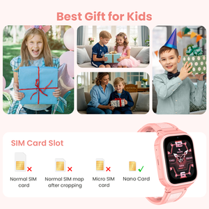 Montre connectée pour enfants LAGENIO avec carte SIM 4G, positionnement GPS, SOS, TFT, étanche IP68, autonomie <span class=keywords><strong>de</strong></span> 4 <span class=keywords><strong>jours</strong></span>, assistant vocal IA, appel vidéo - Product Image 2