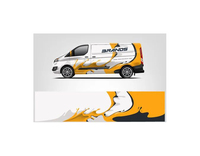 Stiker vinil dekorasi mobil Cetak iklan stiker mobil tahan air Logo kustom
