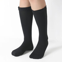 Mmhg Chaussettes de compression à bout ouvert pour varices 20-30 Bas de compression antidérapants Caractéristique fermeture éclair solide au genou anti-embolie