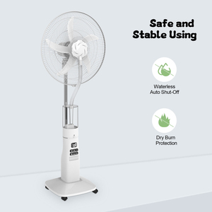 Ventilateur Brumisateur Portable sur Pied à Refroidissement par <span class=keywords><strong>Eau</strong></span>, Produit Phare, Rechargeable avec Télécommande pour Utilisation Solaire Extérieure - Product Image 5