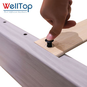 WELLTOP-Accesorios para muebles personalizables, marco <span class=keywords><strong>de</strong></span> cama <span class=keywords><strong>de</strong></span> madera extraíble con tiras <span class=keywords><strong>de</strong></span> costillas <span class=keywords><strong>de</strong></span> <span class=keywords><strong>cerdo</strong></span>, hebilla <span class=keywords><strong>de</strong></span> plástico - Product Image 4