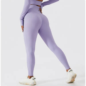 Leggings With Pockets High Waist for Women Comfortable Sweats <b>Seamless</b> Tight Pants Push up Free Shipping Gym <b>Clothing</b> R2229 - Product Image 5