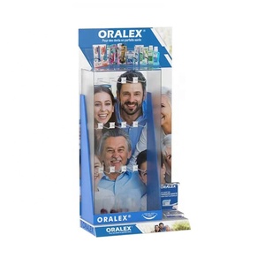 Produit de soins bucco-dentaires en acrylique pour comptoir personnalisé rince-bouche brosse à dents présentoir pour dentifrice avec crochet - Product Image 4