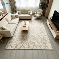Tapis de sol décoratifs pour la maison, motif 3D sculpté, tapis jacquard, design moderne, tapis de sol sculptés, tapis jacquard