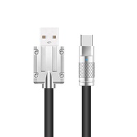 Produits tendance 2024 Vente chaude Cordon de charge en alliage de zinc Câble Micro Usb Sync Data 2.4A Câble de charge rapide pour téléphone