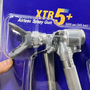Pistola de Pulverización Eléctrica de Pared de Grado Industrial DAQITOOLS XTR-5 de Alta Presión 345 Bar 5000 PSI Máx. Máquina de Pulverización de Pintura de Látex - Product Image 2