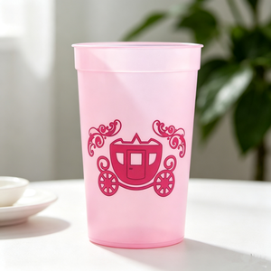 <span class=keywords><strong>Tazas</strong></span> <span class=keywords><strong>de</strong></span> estadio <span class=keywords><strong>de</strong></span> princesa, personalizadas, impresas, 16oz, Rosa - Product Image 3
