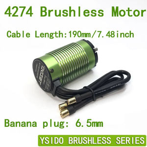Moteur brushless YSIDO 4274 800KV 1400KV 2200KV 3600KV avec arbre de 5,0 mm pour RC ARRMA <span class=keywords><strong>TRAXXAS</strong></span> EDF <span class=keywords><strong>Bateau</strong></span> 1/8 1/7 Monster Truck Tout-terrain - Product Image 5