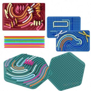 Silent Sensory Activity Board <b>Rubber</b> <b>Plastic</b> Pressure Relief Educational Fidget Kids' Toys Bulk Autism-Friendly ADHD Custom - Product Image 6