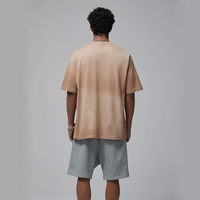 T-shirts Oversize Streetwear Délavés à l'Acide 250 GSM 100% Coton Respirants Vierge Personnalisables avec Logo pour Hommes