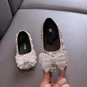 I-0482 Summer New Bow <b>Shoes</b> <b>Girls</b> <b>Princess</b> Single <b>Shoes</b> Dance Performance <b>Shoes</b> - Product Image 2