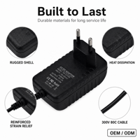 Adaptor Daya 5V 1.5A AC 100-240V Switching Power Supply  Colokan EU untuk STB Set Top Box Router OEM Grosir