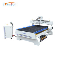 Mejor Router CNC 1325 para Grabado en Madera con Motor de Husillo Único de 7.5/9KW, Precisión de 0.05mm, Herramientas Automáticas y de Sobremesa