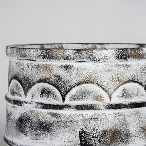 Maceta de plantas de interior cilíndrica redonda de estilo vietnamita, venta al por mayor, maceta de plástico rústico, nuevo precio de fábrica 2025 - Product Image 1