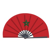 Éventail pliant en plastique et tissu, drapeau marocain, souvenir national marocain, Eventail Drapeau Maroc Abanico pour mariage, fête, cadeau