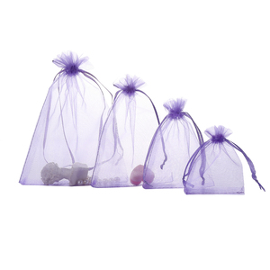 Nouvelle Arrivée Sacs en <span class=keywords><strong>Organza</strong></span> <span class=keywords><strong>Rouge</strong></span> à Cordon de Serrage, Pochettes pour Cosmétiques, Maquillage et Bijoux pour Femmes, Sacs Personnalisables avec Logo - Product Image 1