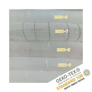 Factory Supplier 100% polyester window Sheer Jacquard CurtainDrapes Curtain Sheer for bed room