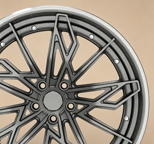 Juego de 2 Ruedas Forjadas de Aleación con Diseño Multirradio y Recortes, Aptas para <span class=keywords><strong>BMW</strong></span>, Audi, Mercedes, Porsche, Sedán Deportivo, Modificación Stance - Product Image 4