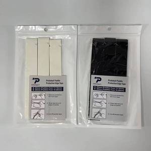 Directo de fábrica 3K textura de fibra de carbono Pickleball Paddle Edge Guard Tape 3 unids/pack Raqueta Marco <span class=keywords><strong>Protector</strong></span> Entrenamiento Personalización - Product Image 5