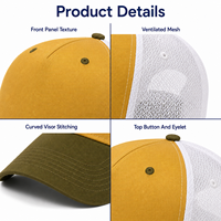 Casquette Top Crown personnalisée en maille respirante pour adulte, nouvelle collection 2026, style camionneur américain tendance, pour homme/femme, personnalisable avec logo, pêche et plein air
