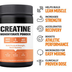 Poudre de créatine en vrac de marque OEM-Supplément pré-entraînement aromatisé pour le renforcement musculaire - Product Image 5