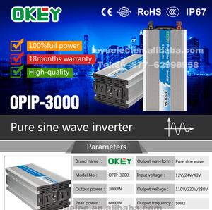 Módulo Inversor de Corriente Continua a Corriente Alterna de 2000w 3000w 4000w, Inversor de 12v a 220v, Onda Sinusoidal Pura, Serie OPIP para Cargador de Batería - Product Image 4