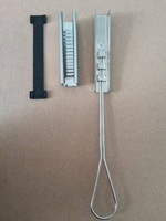 Telelink antenne FTTH métal S201 S304 câble de chute en plastique tenseur fibre optique câble pince aérienne en acier inoxydable Suspension pince