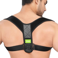 Correcteur de posture léger et réglable, sangle de soutien pour les épaules, soulagement de la douleur, ceinture de correction de posture dorsale