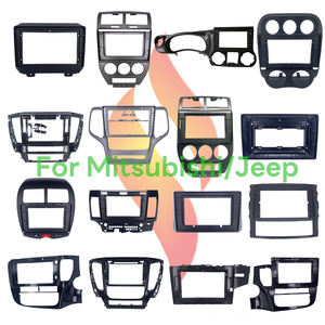 <span class=keywords><strong>Adaptateur</strong></span> de cadre de façade de 10.1 pouces pour lecteur DVD JEEP WRANGLER RUBICON 2015-2019 Kit de cadre de panneau de montage de tableau de bord - Product Image 6