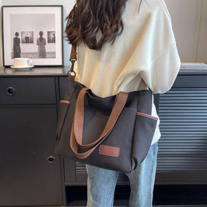 Fashion <b>Bag</b> Women's Shoulder <b>Bag</b> Women's Cotton Canvas Handheld Shopping <b>Bag</b> - Product Image 3