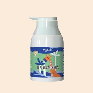 Gel de Baño para Bebés con Ceramida de Marca Privada <span class=keywords><strong>Mykids</strong></span> OEM, Gel de Ducha con Aminoácidos Hidratantes para Niños, 300 ml - Product Image 1