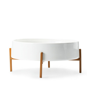Nuovo <span class=keywords><strong>Vaso</strong></span> per Bonsai <span class=keywords><strong>in</strong></span> Ceramica <span class=keywords><strong>da</strong></span> 10 Pollici con Drenaggio, Rotondo, Effetto Marmo, per Cactus, <span class=keywords><strong>Fiori</strong></span> e Piante, <span class=keywords><strong>Vaso</strong></span> Decorativo per Casa e Giardino - Product Image 3