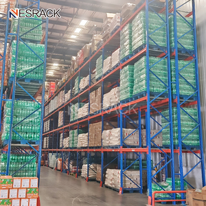 Công nghiệp kho Pallet lưu trữ Giá kim loại kệ bán buôn nóng bán hàng hóa số lượng lớn Pallet phong cách Kho Giá - Product Image 4