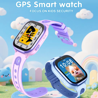 Jam Tangan Pintar Anak D56 dengan Kamera, Kartu SIM 4G, Layar 1,83 inci, Tombol SOS, Penentuan Posisi LBS+WIFI, Panggilan Video, GPS